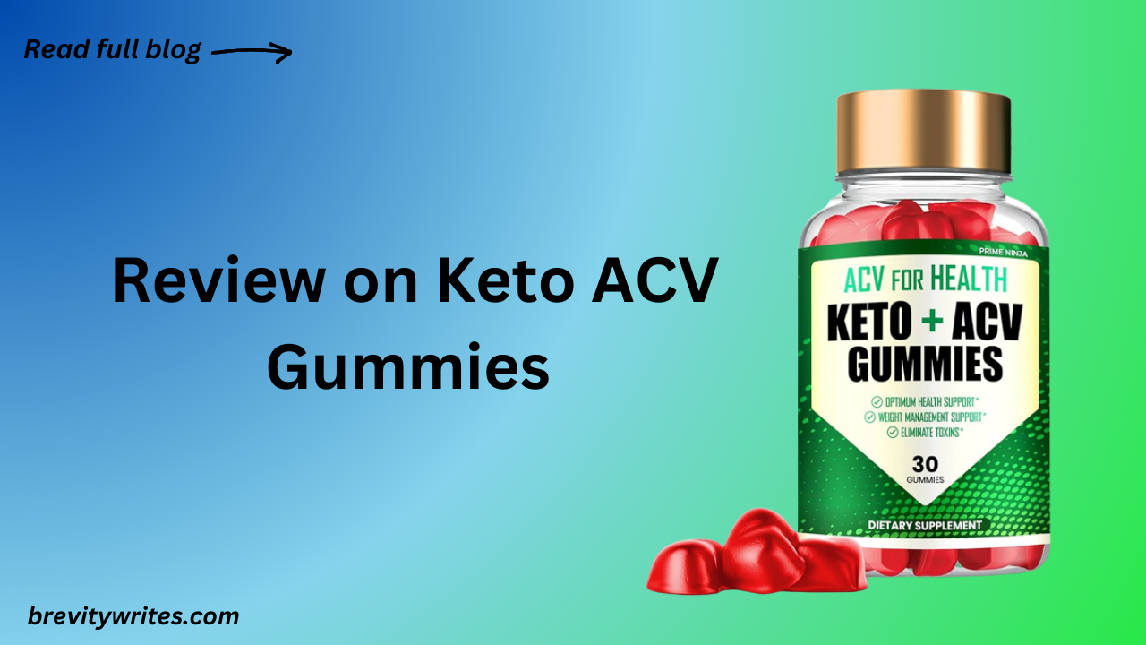 Keto ACV Gummies - Blog title