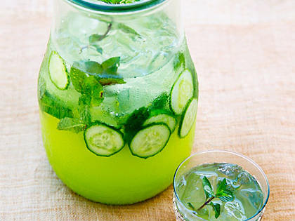 Cucumber mint cortisol mocktail recipe