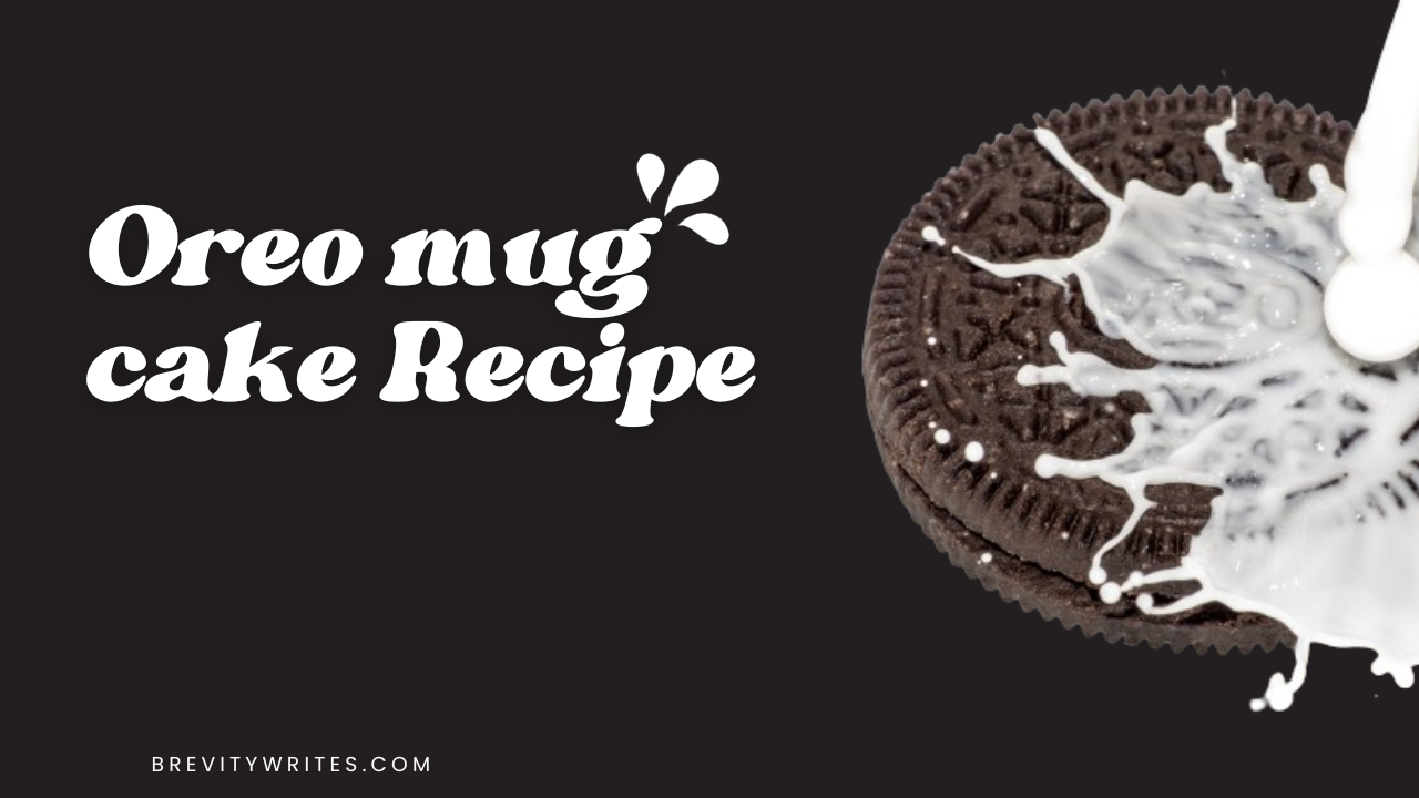 Oreo Mug Cake Recipe