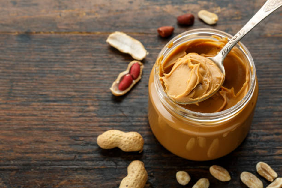 Protein peanut butter with ground nuts