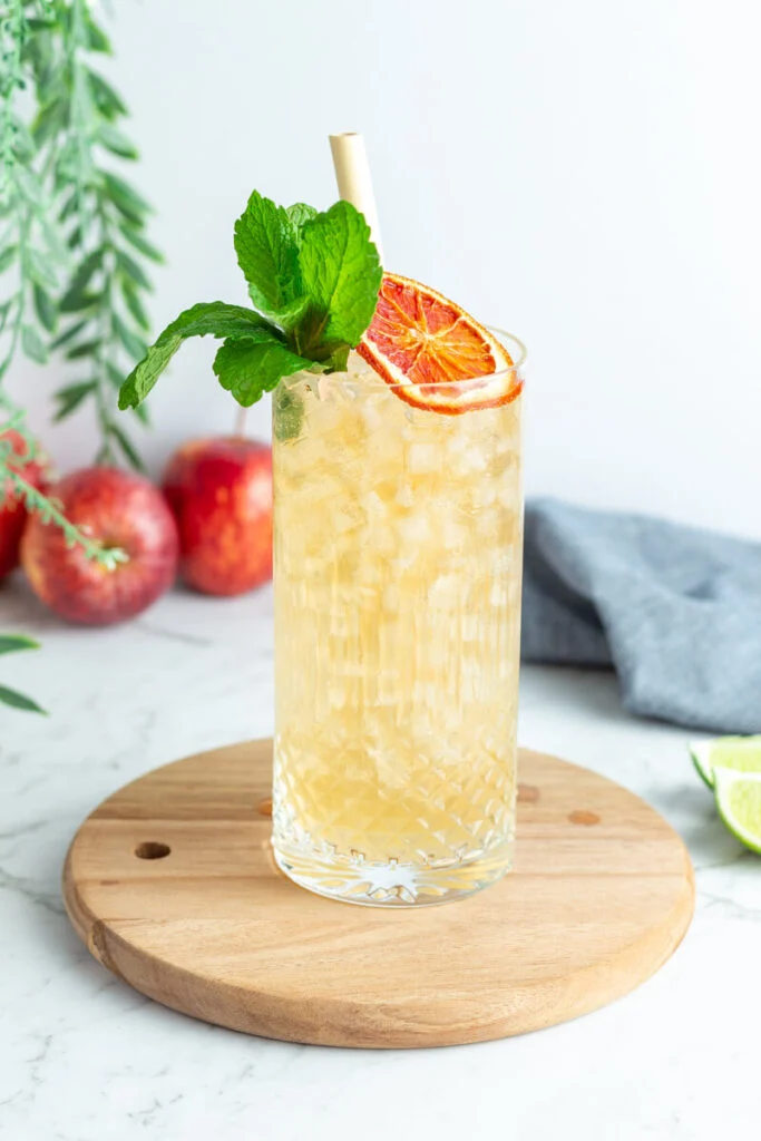 Chamomile Apple Fizz Herbal Mocktail