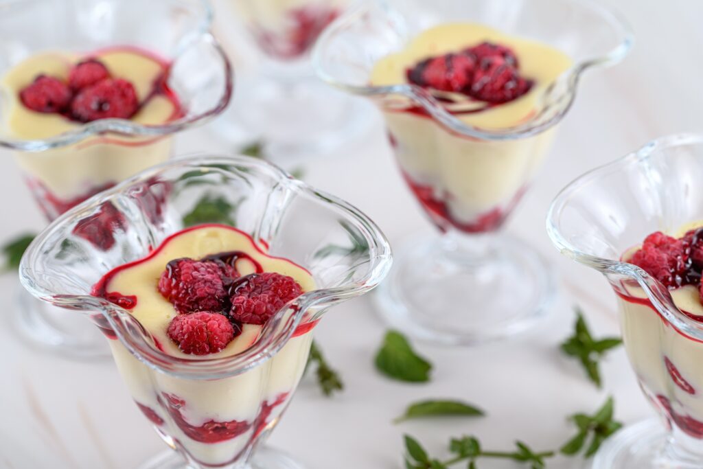 Vanilla Berry Protein Pudding Recipe