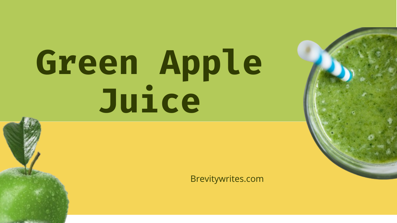 Healthy Green Apple Juice