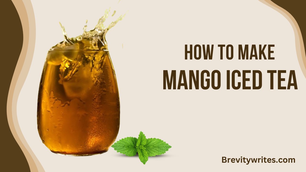 How to make mango iced tea