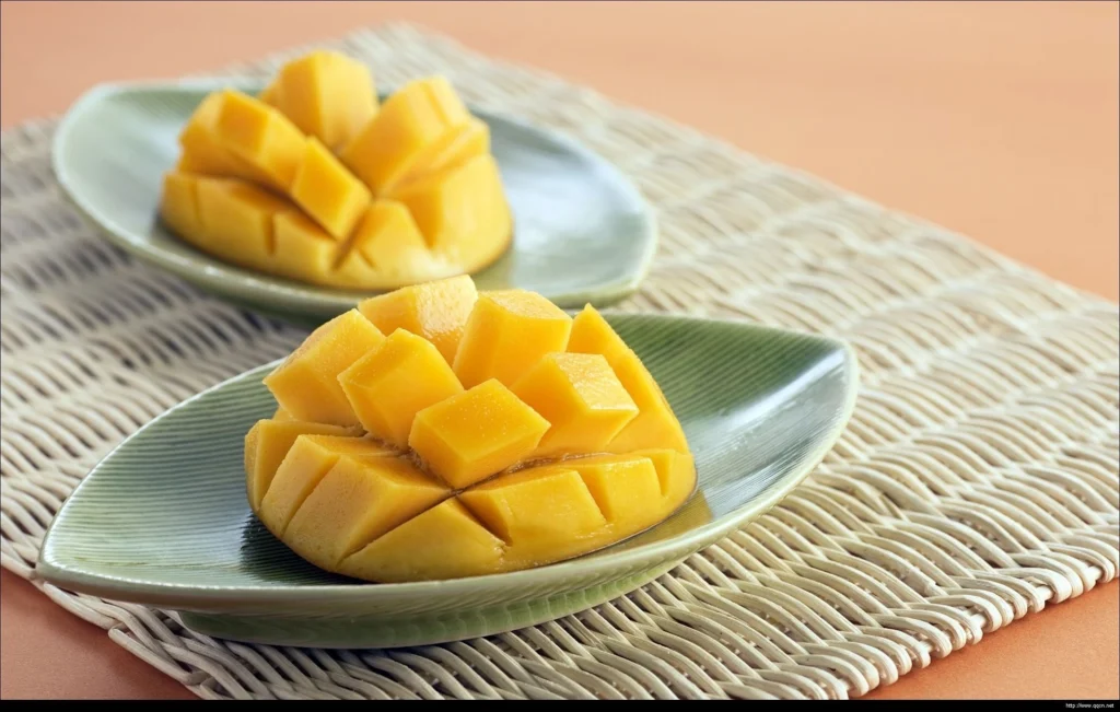 Mangos for mango iced tea