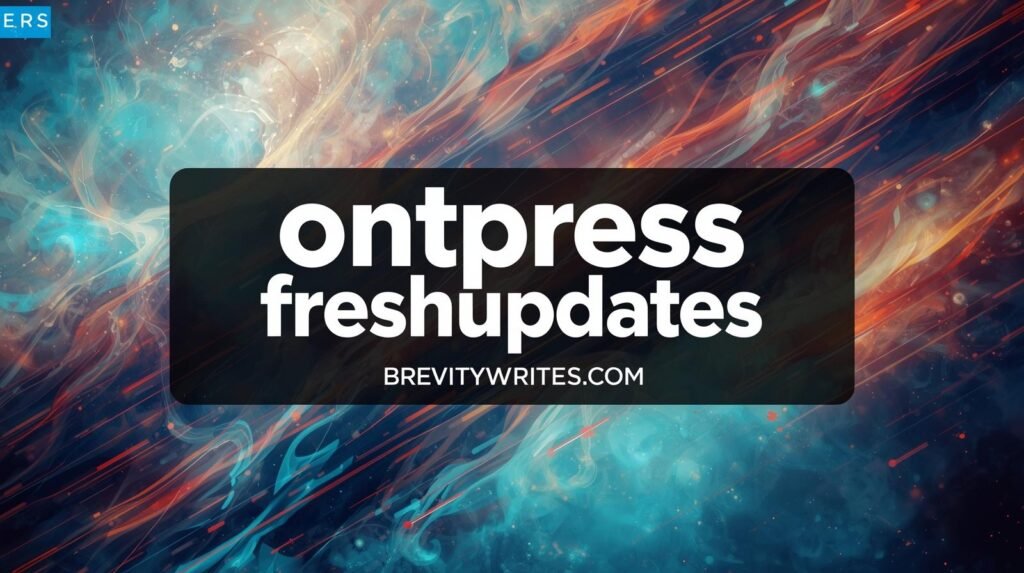 Ontpress FreshUpdates