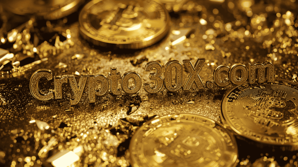 Crypto30x.com crypto dashboard.