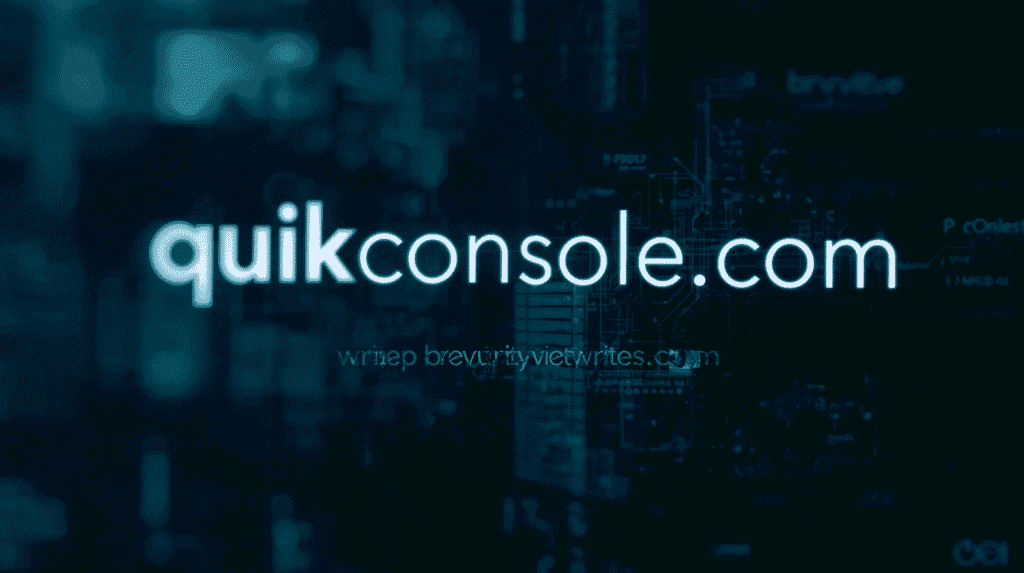 QuikConsole.com screenshot.